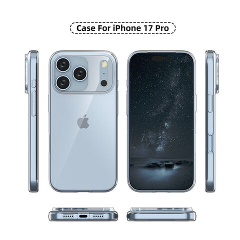 Coque personnalisée pour iPhone 17 Air 17 Pro Max, TPU transparent, Étui de téléphone souple