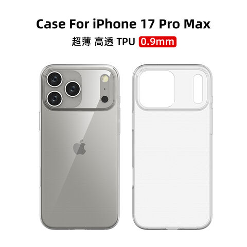Coque personnalisée pour iPhone 17 Air 17 Pro Max, TPU transparent, Étui de téléphone souple
