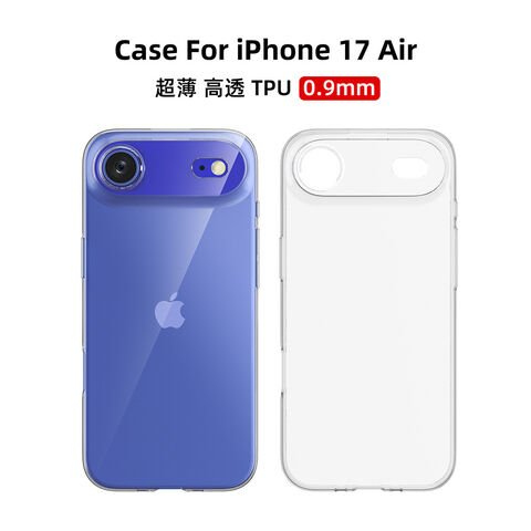 Coque personnalisée pour iPhone 17 Air 17 Pro Max, TPU transparent, Étui de téléphone souple