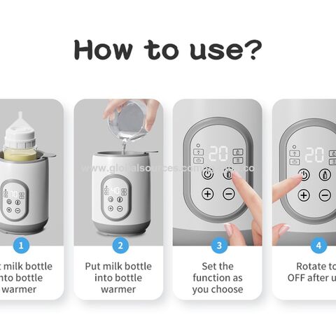 Esterilizador Doméstico Calienta Biberones Automático Temperatura Constante Calentador de Leche Materna OEM