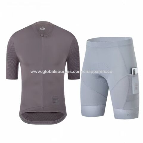 Schnelltrocknendes, atmungsaktives Sommer-Radtrikot- und Hosenset, Kurzarm