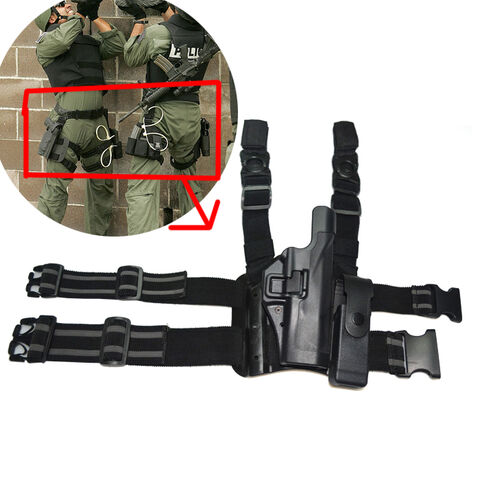 Glock 19 Beintasche aus Nylon, taktisches militärisches Holster, Glock-Pistolensystem für den Feldeinsatz