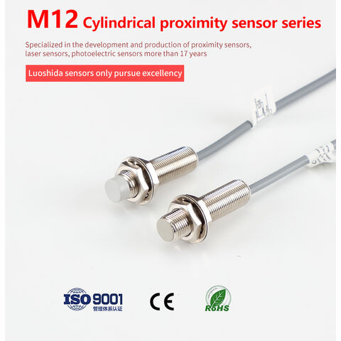 M12 Näherungsschalter Analogausgang 8mm 10-30VDC PNP Sensor induktiv 3-Draht induktiver Schalter