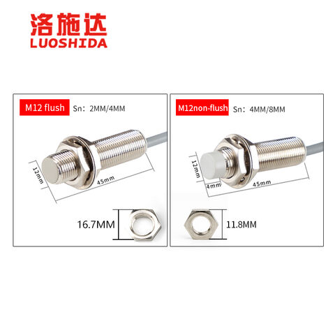 M12 Näherungsschalter Analogausgang 8mm 10-30VDC PNP Sensor induktiv 3-Draht induktiver Schalter