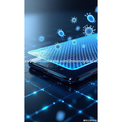 Protector de pantalla de vidrio templado antibacteriano de 0.33 mm para iPhone con resistencia a arañazos mejorada