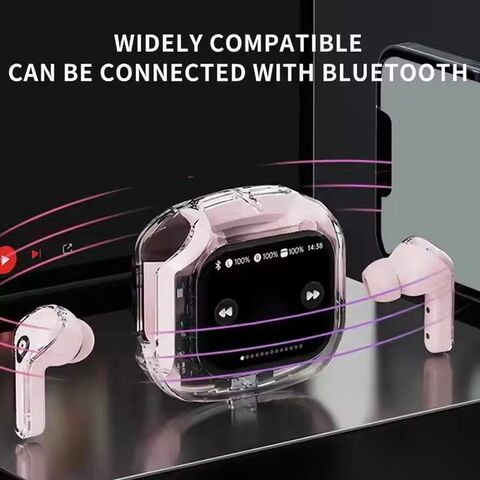 Transparent Air Max Lcd Full Color Touch Screen Earbuds In-ear Tws  Earphones With Eq Modes And Game Music Dual Modes - Buy China Wholesale Air  Max Tws Bluetooth Earphones $3.81 | Globalsources.com