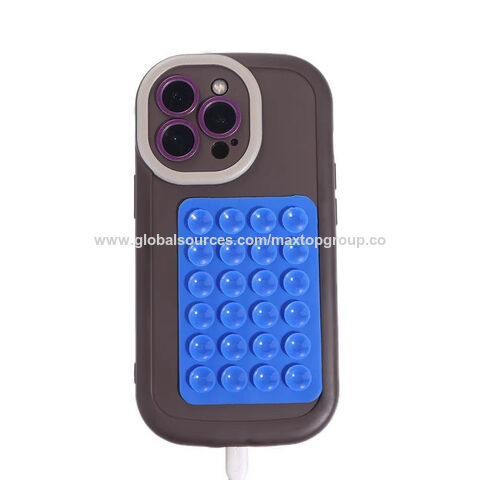 Suporte Adesivo de Silicone com Ventosa para Celular com Suporte de Parede para Vidro e Cerâmica - Ideal para Capinhas de Smartphones