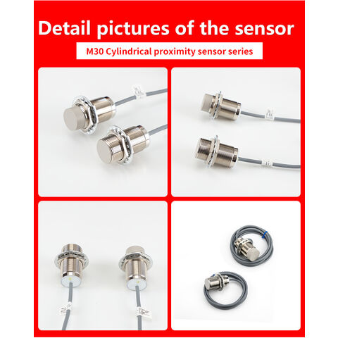 3-Draht M30 IP67 10mm/15mm/16mm/22mm 25mm 40mm Erfassungsabstand PNP NPN induktiver Näherungsschalter Sensor für Siegelmaschine