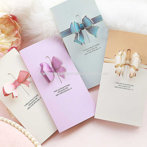 Cartes de vœux en carton blanc, cartes de remerciement simples estampées, cartes cadeaux d'entreprise pour les fêtes, cadeaux créatifs, enveloppes de Noël