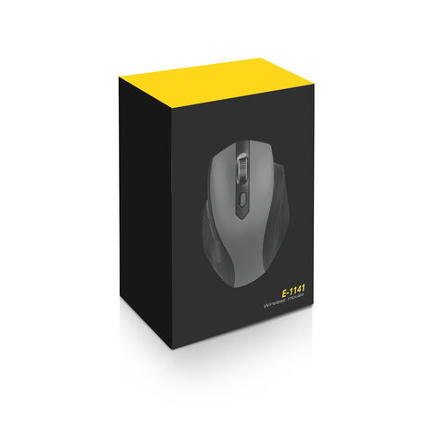 Mouse Sem Fio 2.4G 6 Botões Receptor USB 5 Níveis 4000 DPI Mouse Óptico Portátil para Computador Mouse de escritório