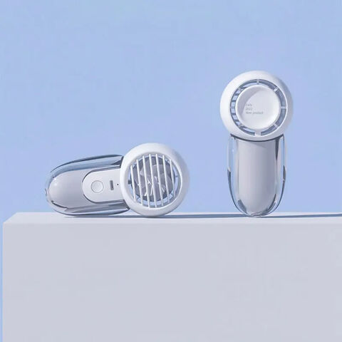 Tragbarer Mini-Handventilator, USB-aufladbar, einzigartiges Turbo-Windhaken-Design, für Auto & Wohnmobil