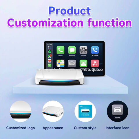 Carlinkit UHD Car Android Box 8G 128GB Qcm6225 Android 13 Car TV Box Carplay Ai Box untuk HDMI Carplay Netflix YouTube - Kotak Android Mobil dengan CarPlay Nirkabel dan HDMI