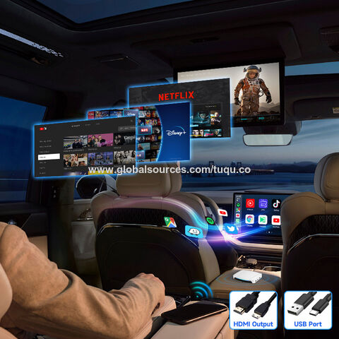 Carlinkit UHD Car Android Box 8G 128GB Qcm6225 Android 13 Car TV Box Carplay Ai Box untuk HDMI Carplay Netflix YouTube - Kotak Android Mobil dengan CarPlay Nirkabel dan HDMI