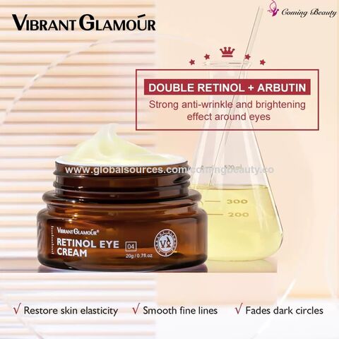 Retinol Augencreme im Großhandel: Entfernt dunkle Augenringe, mildert feine Linien, hellt die Haut auf, Whitening, Anti-Aging