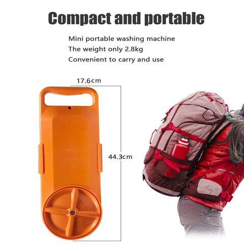 La mini lavadora portátil, cubo montó el lavadero semi automático de la lavadora para el alquiler/el hotel/la mochila/el uso que acampa