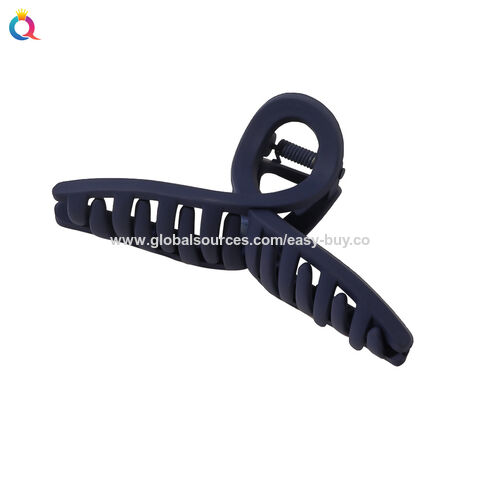 Haarschmuck Matt Haarklammern, einfache große Griffclips, Kreuz-Haarspangen, Spiralhaarklammern, Haifischclips Großhandel