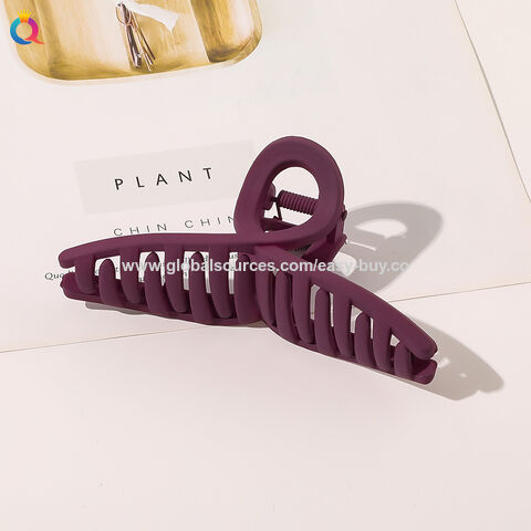 Haarschmuck Matt Haarklammern, einfache große Griffclips, Kreuz-Haarspangen, Spiralhaarklammern, Haifischclips Großhandel