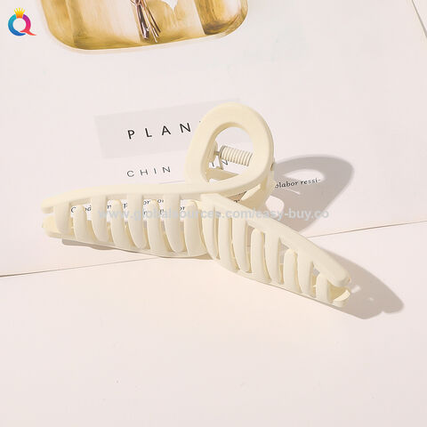 Haarschmuck Matt Haarklammern, einfache große Griffclips, Kreuz-Haarspangen, Spiralhaarklammern, Haifischclips Großhandel