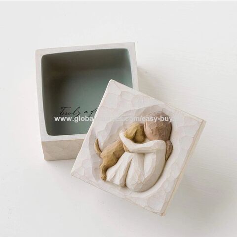 Figurine de chien en polyrésine d'usine BSCI pour artisanat en résine - Décoration d'intérieur
