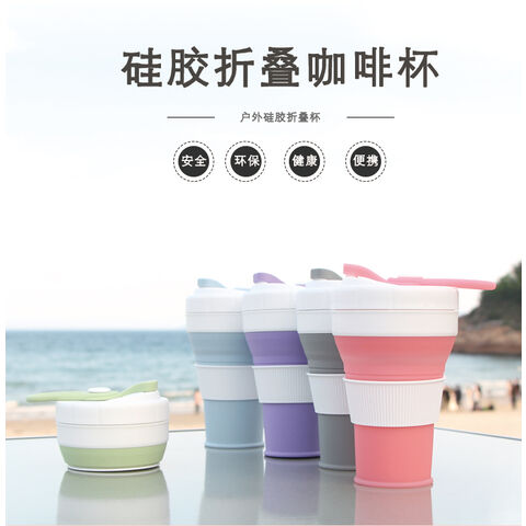 16OZ BPA-freie, zusammenklappbare Kaffeetasse aus Silikon - Neue Artikel