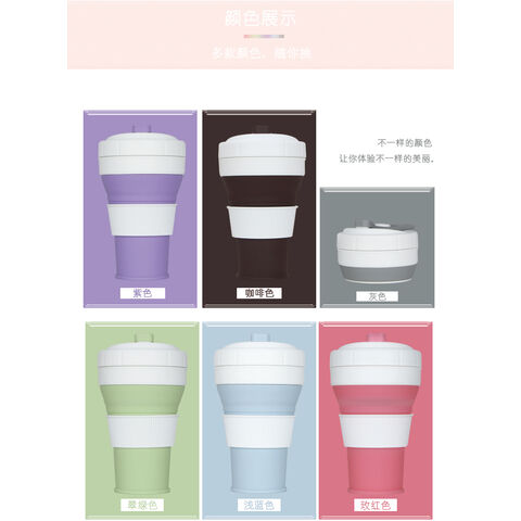 16OZ BPA-freie, zusammenklappbare Kaffeetasse aus Silikon - Neue Artikel