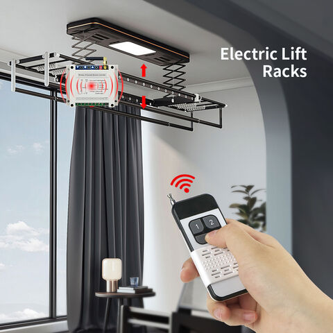 Control Remoto Inalámbrico RF de 2 Canales y 3 Botones con Código de Aprendizaje para Bomba de Agua, Motor, Puerta Eléctrica, Elevación y Grúa