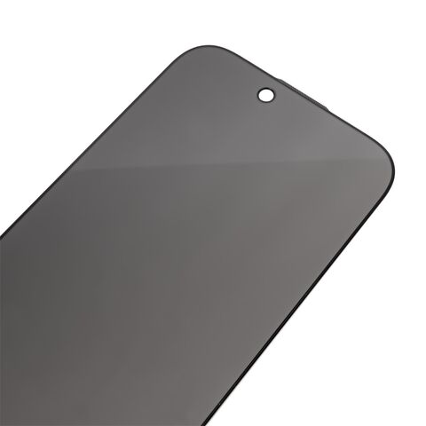 Dernière conception Protecteur d'écran de confidentialité pour iPhone et Samsung, Film de protection Anti-Espion, Verre Trempé avec cadre d'installation