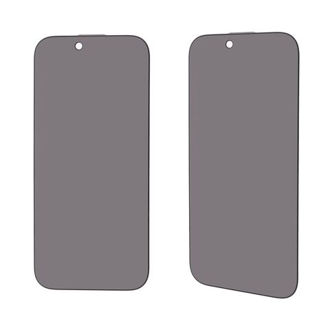 Dernière conception Protecteur d'écran de confidentialité pour iPhone et Samsung, Film de protection Anti-Espion, Verre Trempé avec cadre d'installation