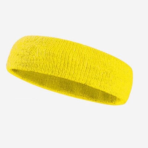 Bandeau de sport personnalisé avec logo pour le yoga et l'exercice physique, en tissu élastique, coton, tricot coloré, vente en gros