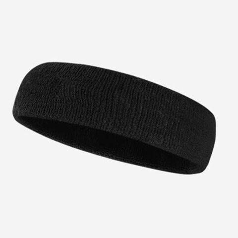 Bandeau de sport personnalisé avec logo pour le yoga et l'exercice physique, en tissu élastique, coton, tricot coloré, vente en gros