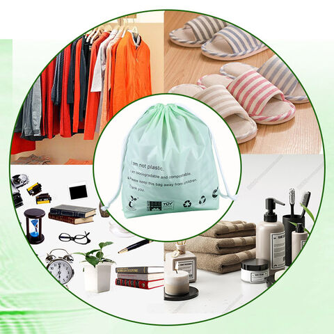 Tas Serut Biodegradable Ramah Lingkungan Terlaris, Tas Plastik 100% Biodegradable Tebal Cetak Warna