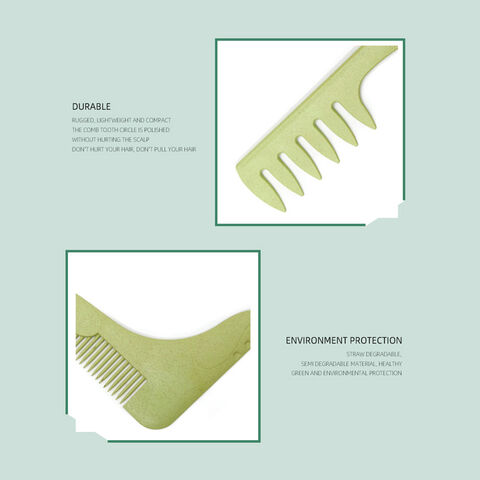 Peines de Paja de Trigo al Por Mayor Personalizados y Ecológicos, Peines Semidegradables para el Cabello