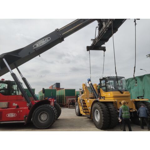 Fabricante Oficial de la Marca SRSC45H2, Capacidad Nominal 45 Toneladas, Potencia Nominal 250kw, Apiladora de Alcance de Máxima Altura de Elevación