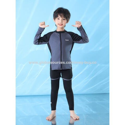 Traje de baño de una pieza para niño, nailon y poliéster, secado rápido