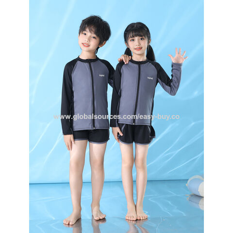 Traje de baño de una pieza para niño, nailon y poliéster, secado rápido