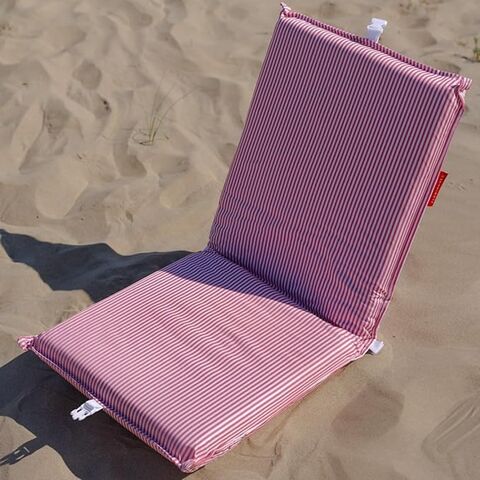 Silla de Playa Plegable Premium de Tela Personalizable para Picnic al Aire Libre BR - Asiento Reclinable Acolchado sin Patas para Mayoristas