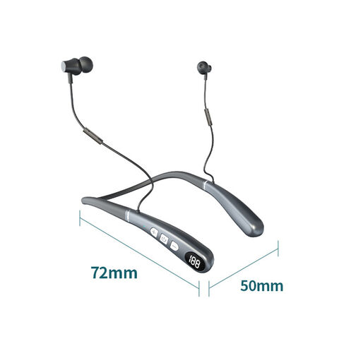 Bluetooth 5.3 Neckband Hearing Amplifier with Directional Microphones, FDA Certified Noise Cancelling Hearing Aids for Seniors