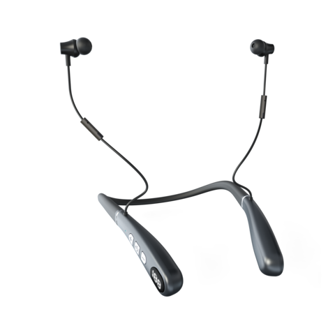 Bluetooth 5.3 Neckband Hearing Amplifier with Directional Microphones, FDA Certified Noise Cancelling Hearing Aids for Seniors