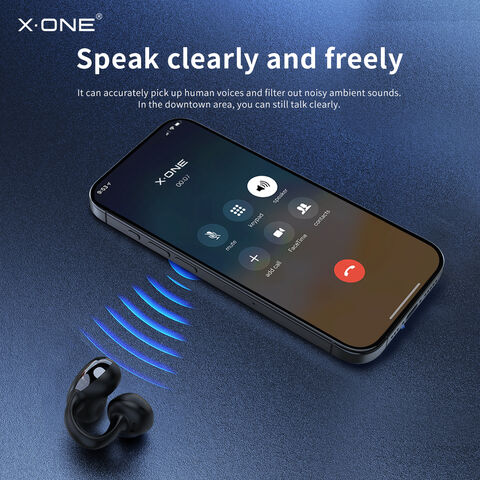 X-ONE TunePod Air SPORT Écouteurs Bluetooth V5.3 Étanche avec Connexion Lightning, Casque de Course Sans Fil à Réduction de Bruit