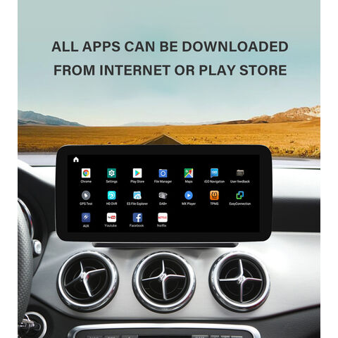 12.3" 2K Touchscreen Android Auto Multimedia System mit Carplay GPS WiFi für Mercedes A CLA GLA W176 X117 X156