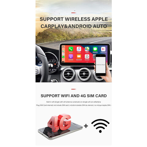 12.3" 2K Touchscreen Android Auto Multimedia System mit Carplay GPS WiFi für Mercedes A CLA GLA W176 X117 X156