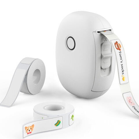 Máquinas de etiquetagem, notas adesivas térmicas Bluetooth portáteis autoadesivas, adesivos à prova d'água, pequena impressora de etiquetas inteligente