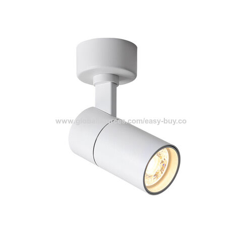 Lampu Sorot Plafon 3 Warna Dimmable, Lampu Sorot Plafon Flush Mount dengan Arah yang Dapat Disesuaikan, Lampu LED Spot