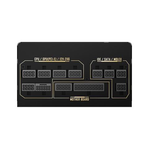 Fonte de alimentação para PC Ruix RT1000W, atacado de fábrica, 80 Plus Gold, baixo ruído, econômica, ATX ativa APFC, fonte de alimentação de alta qualidade