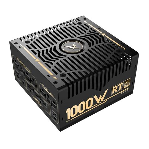 Fonte de alimentação para PC Ruix RT1000W, atacado de fábrica, 80 Plus Gold, baixo ruído, econômica, ATX ativa APFC, fonte de alimentação de alta qualidade