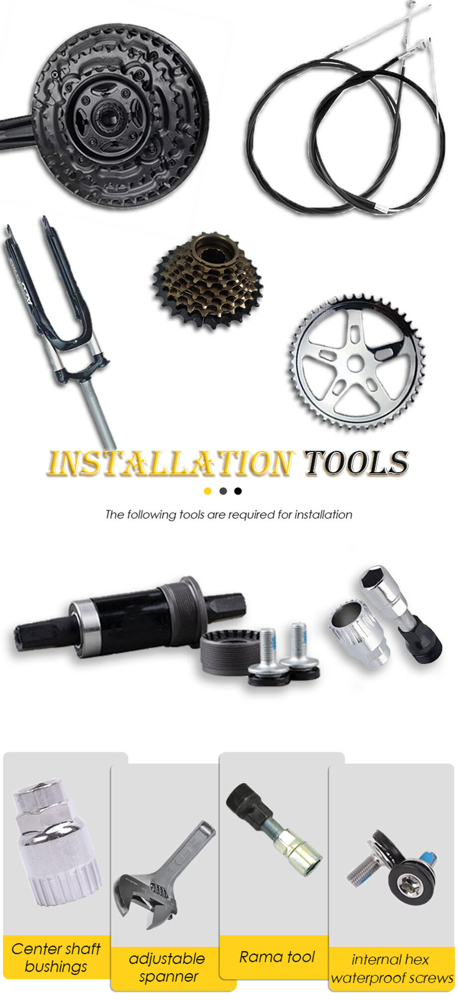 Part Sepeda Rasing Grosir Crank Sepeda Aluminium Kualitas Tinggi 165mm Tracking Chainring ...