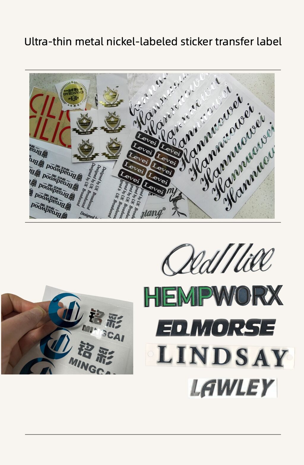 Custom Metal Durable Industrial Identity Plates For Professional Use ...