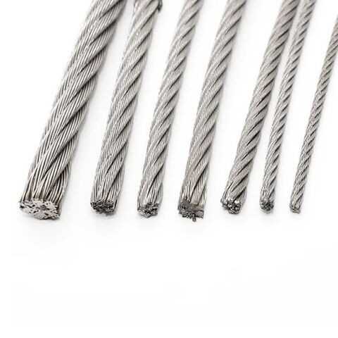 High Breaking Strength 6*26ws 6X26ws FC Iwrc Steel Wire Rope