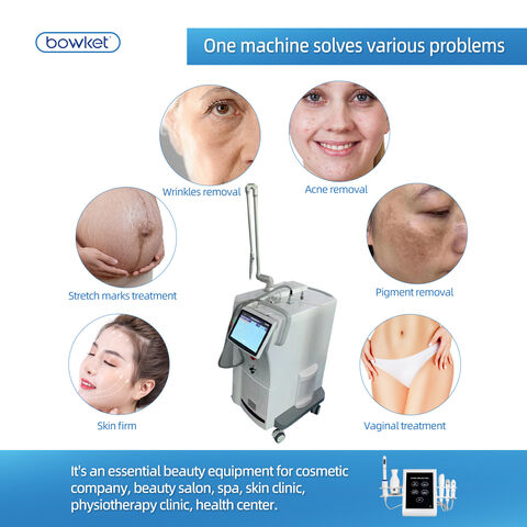 BOWKET Tragbarer fraktionierter CO2-Laser Metallröhre Vaginal- & Gesichts-Beauty-Spa-Ausrüstung