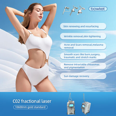 BOWKET Tragbarer fraktionierter CO2-Laser Metallröhre Vaginal- & Gesichts-Beauty-Spa-Ausrüstung